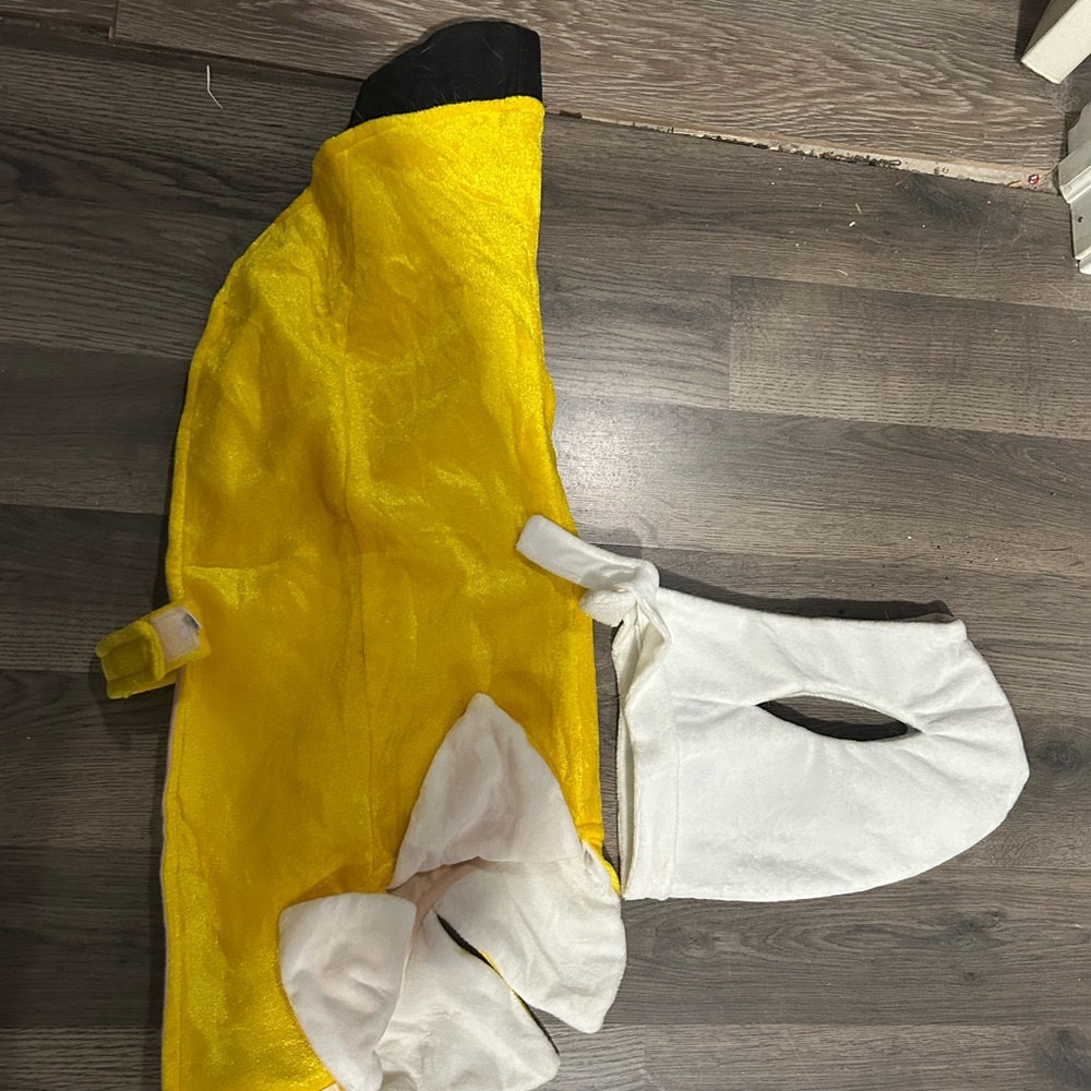 Banana dog pet costume with hat 3XL